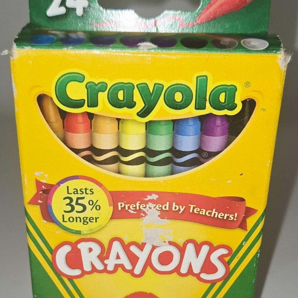 Crayola 24 Count Crayon Box Eco-Evolution Edition Dandelion 52-3024-0-221